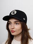 Бейсболка AMERICAN NEEDLE арт. SMU702A-NBY New York Black Yankees Hepcat NL (черный)